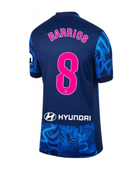 Billige Fotballdrakt Atletico Madrid Pablo Barrios #8 Replika Tredjedrakt Dame 2024-25 Kortermet